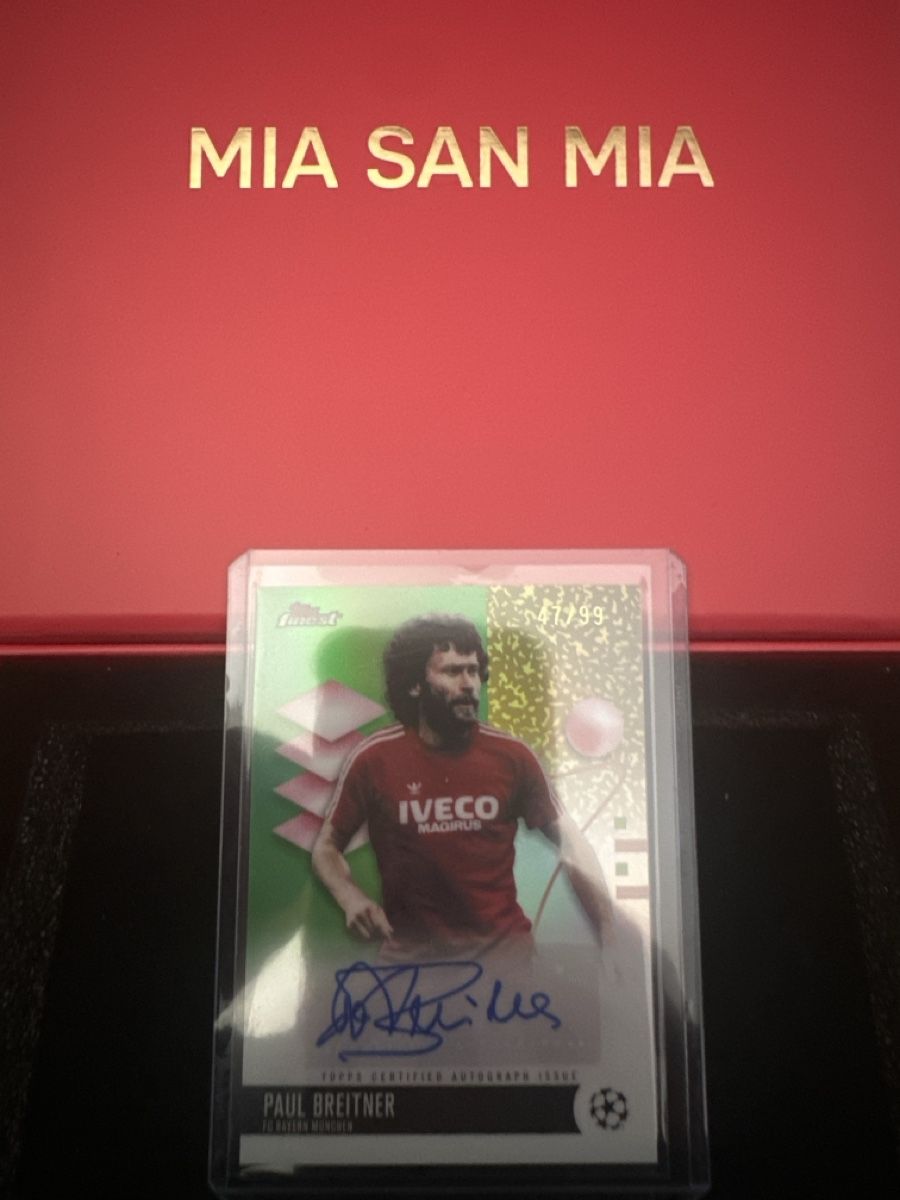 Topps Carte collezionabili: Paul Breitner Topps Ucc Finest Auto 47/99  – Nuovo (secondo la descrizione) da Frauenfeld venduto da aie_29gk