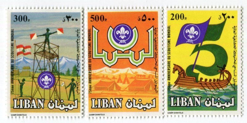Tous les timbres: Briefmarken "Pfadfinder". Libanon – Neuf avec emballage d'origine à Basel par Butsch5
