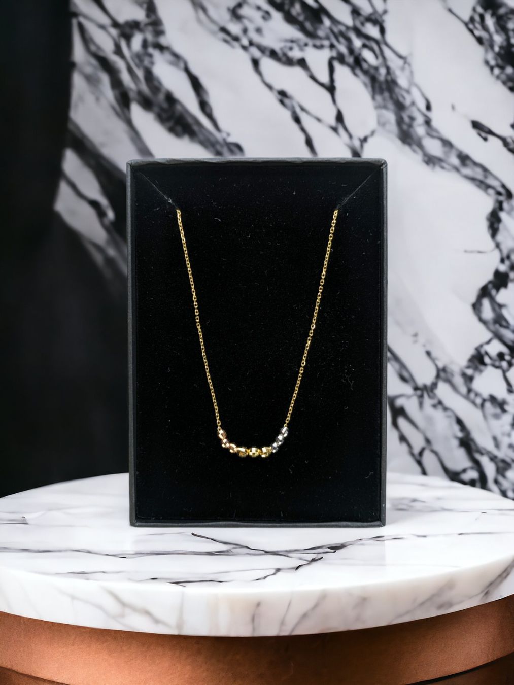 Catenine: 18K Goldkette mit zarten Kugeln – Nuovo e nell'imballaggio originale da Glattpark(Opfikon) venduto da Wuschel038 1