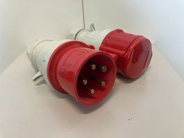 5-Pol Stecker 32A und Kupplung 16A (CEE) ab 1.-