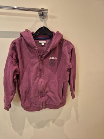 Kapuzenjacke Vertbaudet bordeaux Grösse 128