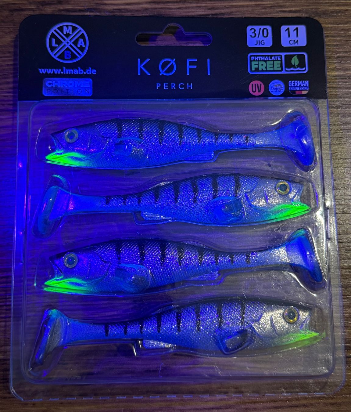 Esche: LMAB Köfi Perch Shad 11 cm – Nuovo e nell'imballaggio originale da Widnau venduto da Fishingtackle_Oggy 2