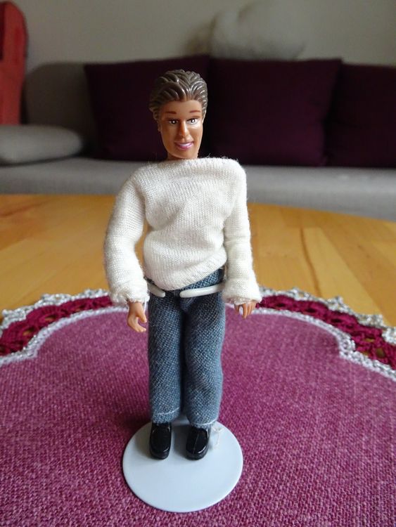 Melody Jane Puppenhaus-Figur – Altmodischer Arbeiter In Schürze, Harz, 1:12 Maßstab