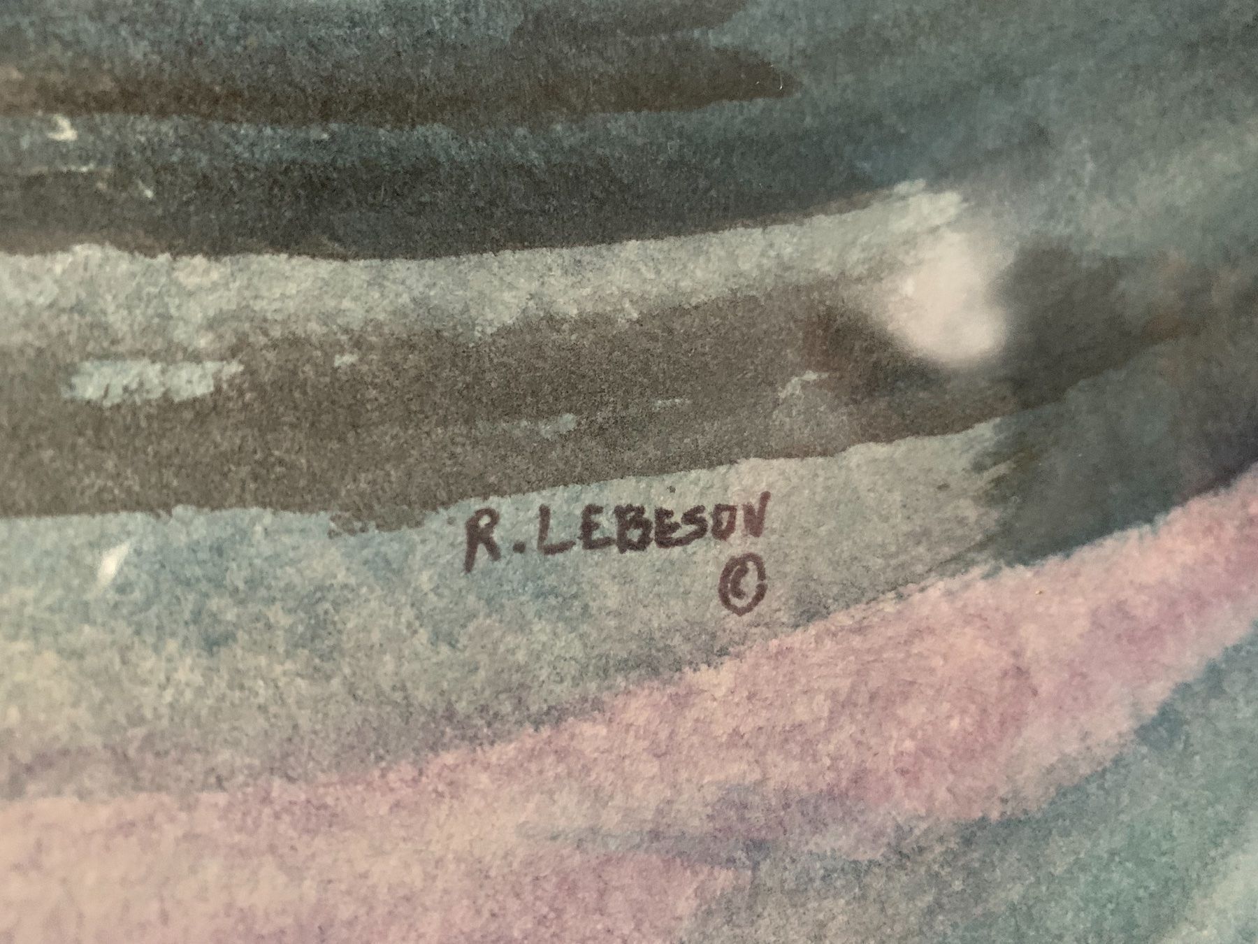 Dipinti: Aquarell Gemälde Signiert R. Lebenson – Usato da Lanzenhäusern venduto da vic63 9