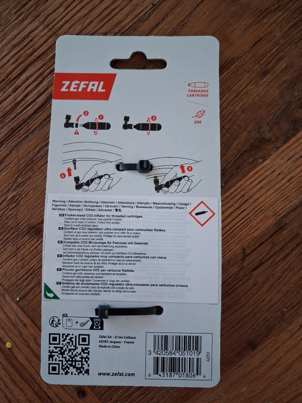 Pompe: Zefal EZ BIG SHOT pompa aria compressa – Nuovo e nell'imballaggio originale da Jona venduto da MirkoAltad 1