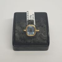 Echt 18K Gold - Aquamarin Ring