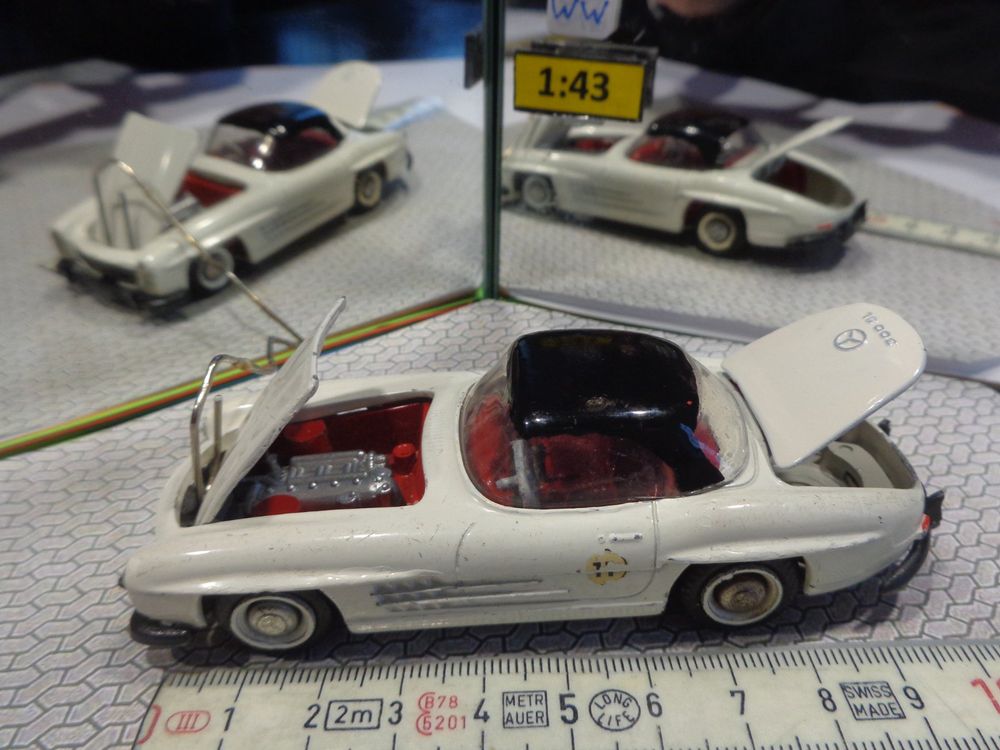Tekno N°925 Mercedes 300 SL Cabriolet 1/43 – Blanc, état Correct