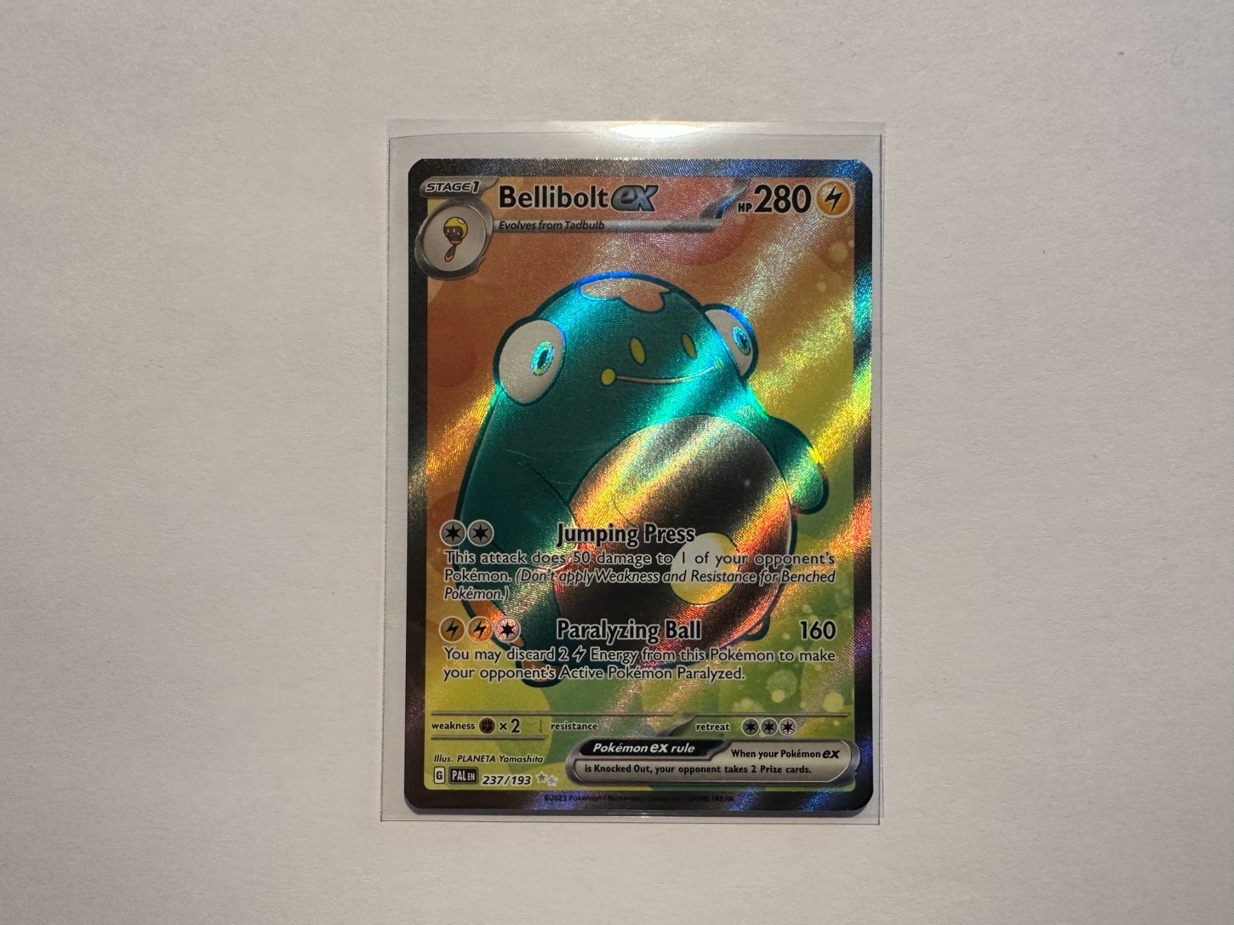 Pokémon Carte collezionabili: Bellibolt ex Fullart Paldea Evolved EN – Nuovo (secondo la descrizione) da Hagendorn venduto da Pokecollectorch