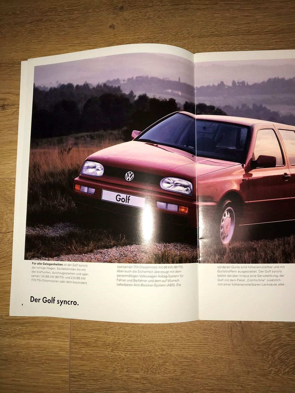 VW Documenti: Prospekt VW syncro Golf Passat VR6 GL GT – Nuovo (secondo la descrizione) da Freienstein venduto da Golfbueb 2