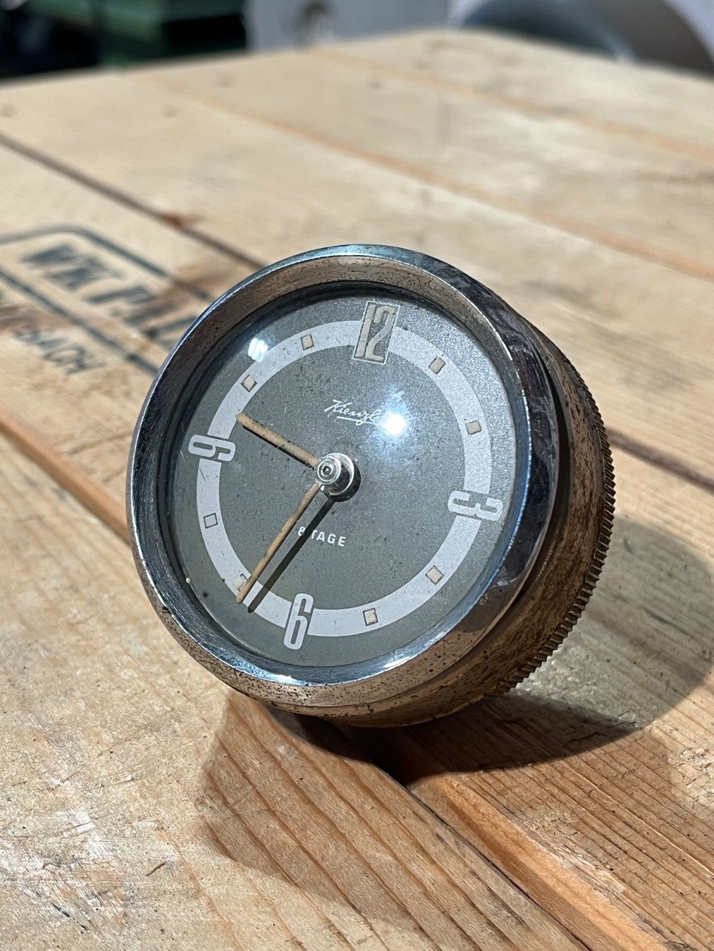 Tutti pezzi di ricambio auto: Kienzle 8 Tage Oldtimer Borduhr – Usato da Luzern venduto da Fracht-Design 5