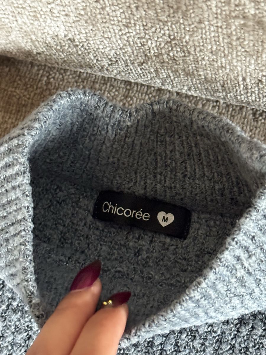 Pullover & Sweatshirts: Pull Chicorée gris/bleu oversized taille M en bon état – Neu (gemäss Beschreibung) aus Les Acacias von JaysGoodDeals 1