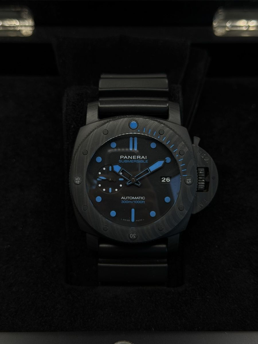 Panerai Orologi: Panerai Submersible Carbotech 47mm – Usato da Zürich venduto da Centralwatches 1