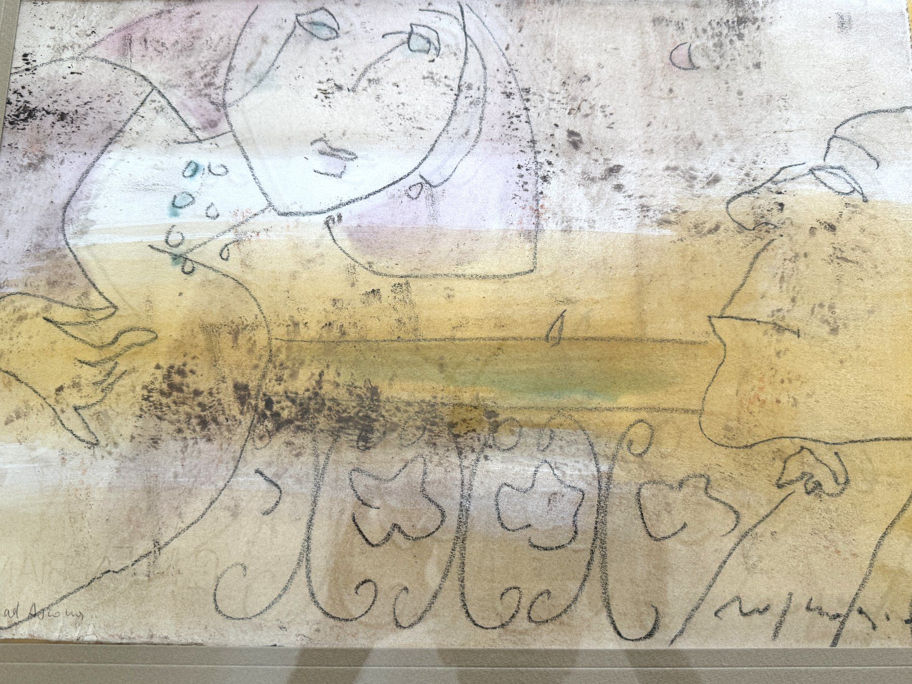 Dipinti: Franco Rognoni: Abend in Ascona, Mischtechnik auf Papier – Usato da Ponte Tresa venduto da 11GalleriaAlterEgo11 3