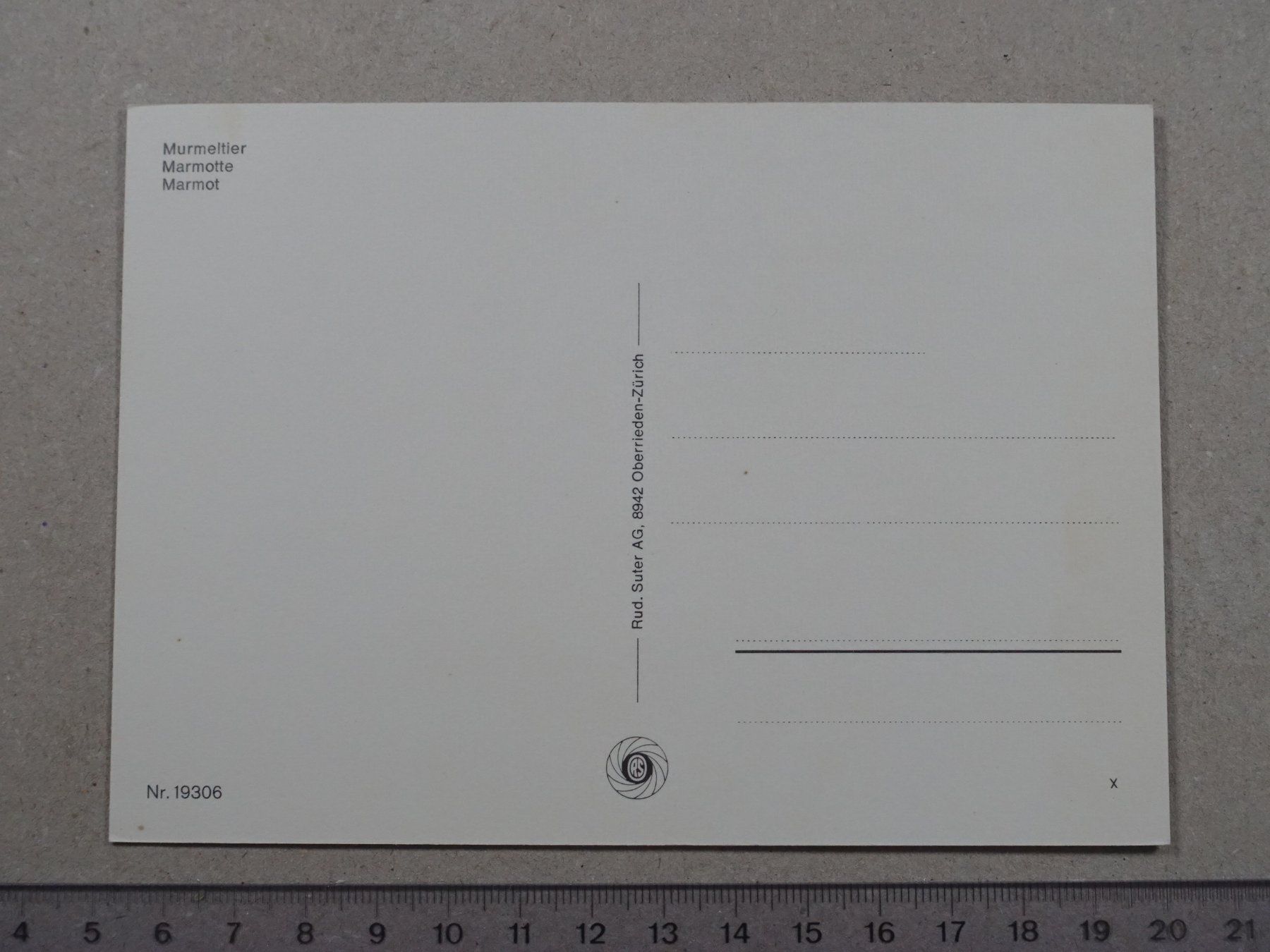 Cartes postales: Murmeltier – D'occasion à Lenzburg par fh1 1