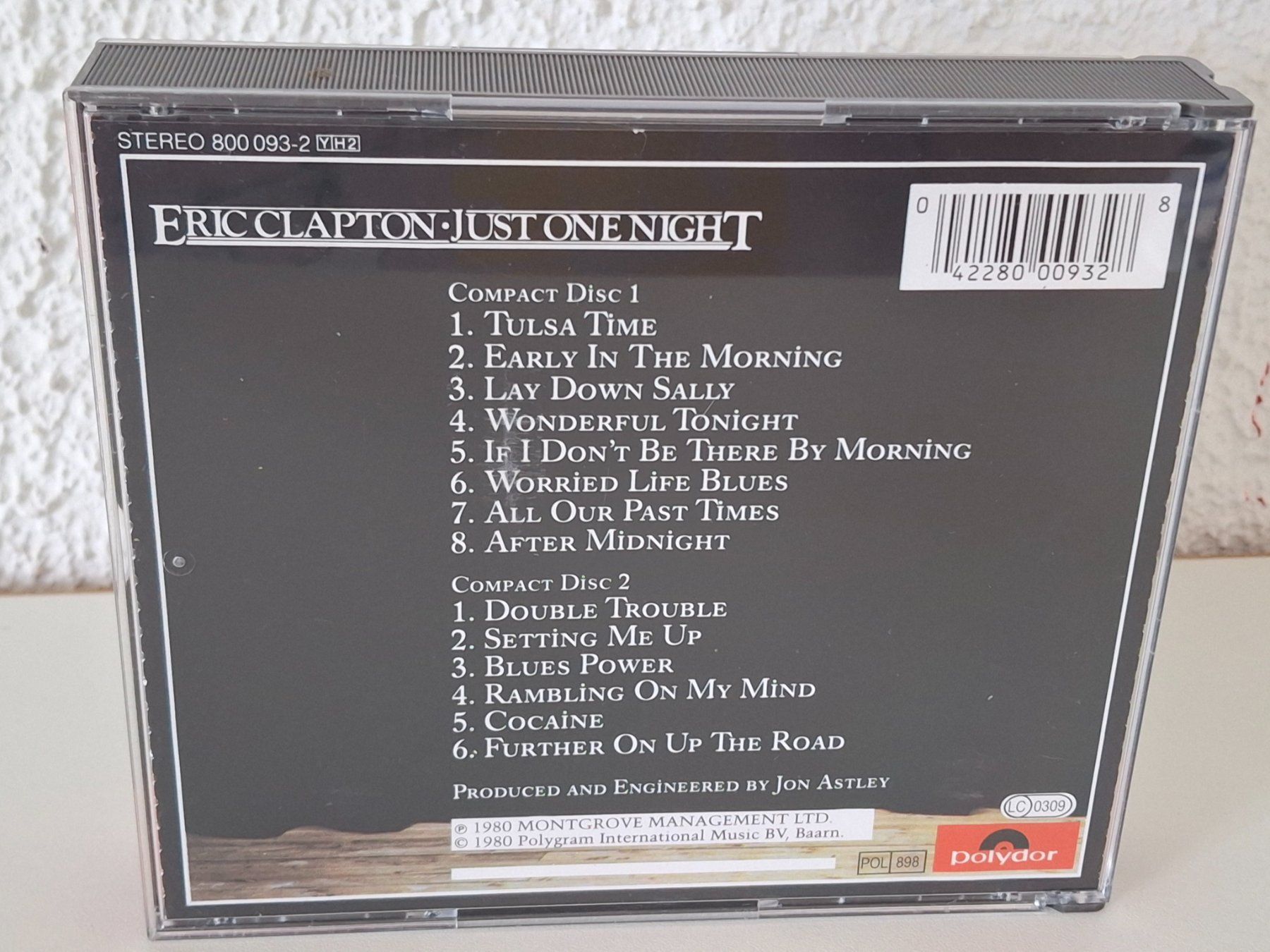 CDs: 2CD Eric Clapton - Just One Night – Gebraucht aus Aarberg von Jackup1 1