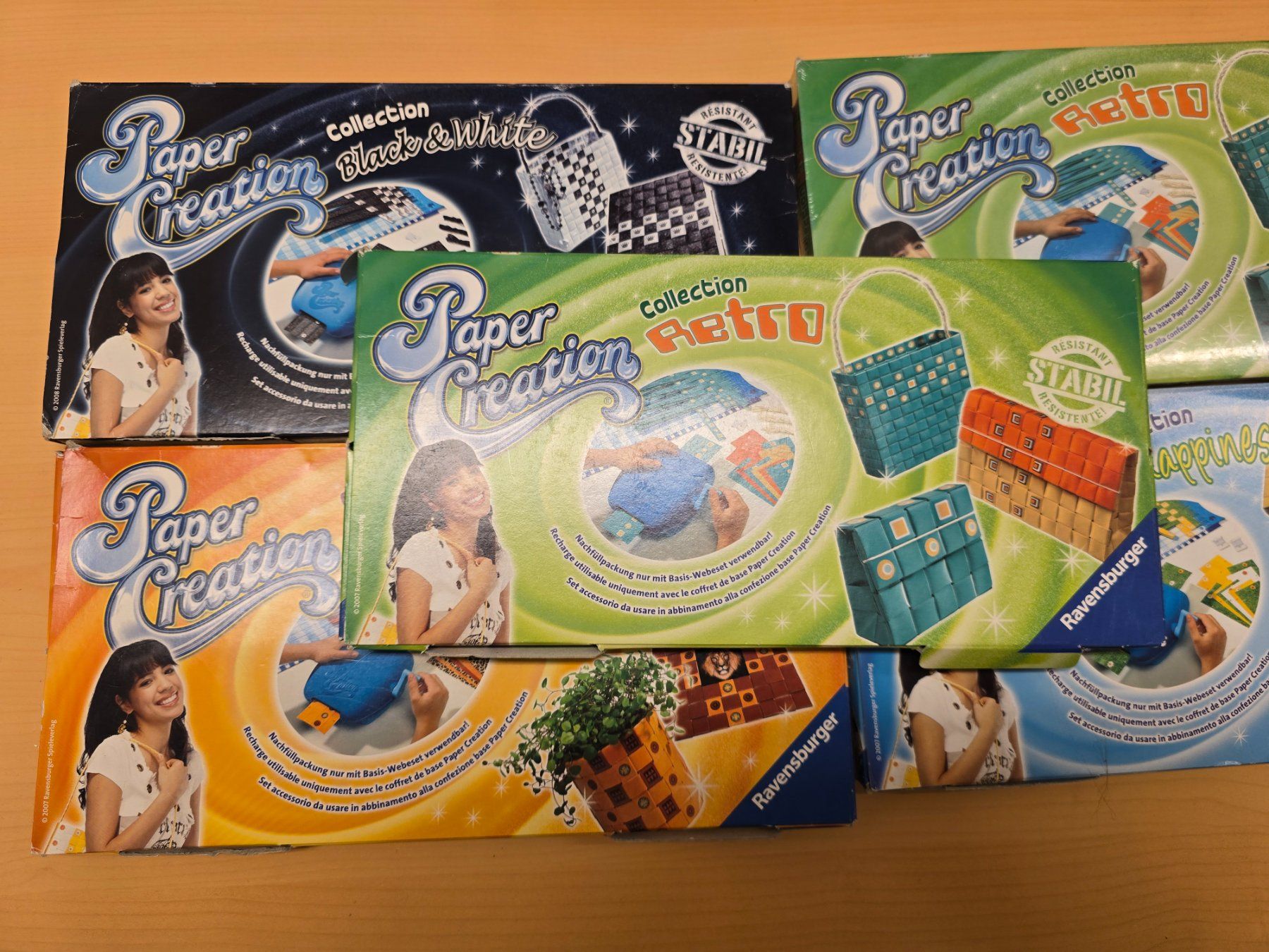Kit bricolage: Ravensburger Paper Creation, 6 Packungen, Bastelspass – Usato da Schlatt TG venduto da Andis3