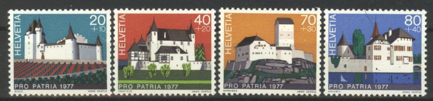 Tutti i francobolli: 1977, Pro Patria ** (1) – Usato da Willisau venduto da Vollstempel