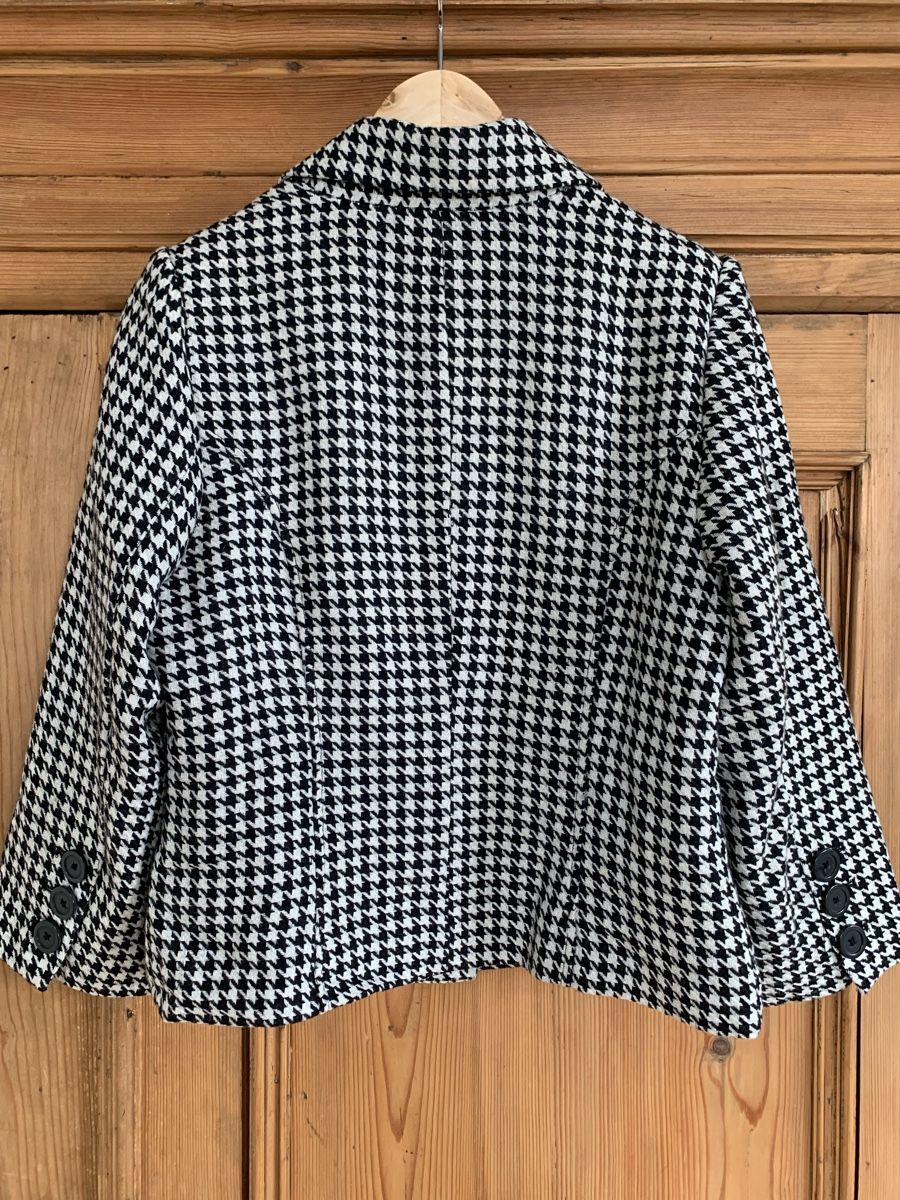 Giacche: Schicker Übergangs -  Blazer im Hahnentrittmuster, Grösse L – Nuovo (secondo la descrizione) da Teufen AR venduto da parazello 5