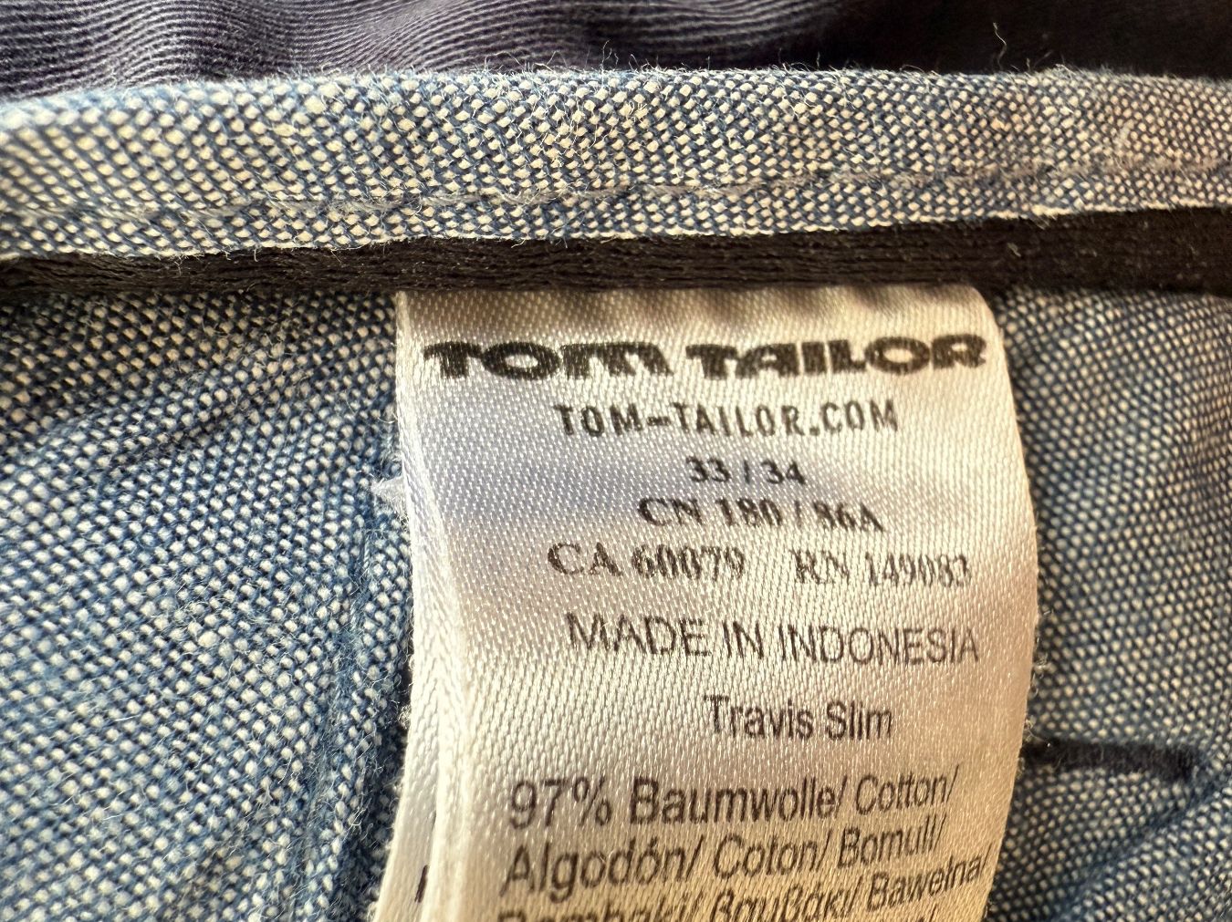 Tom Tailor Pantaloni: Herren Hosen Tom Tailor - Gr. 33-34 – Usato da Baden venduto da polveres 4