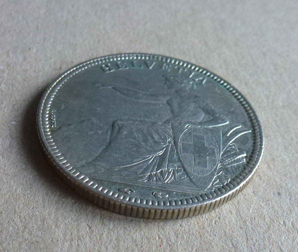 Toutes les monnaies: Schweiz ++ 5.- Franken 1851 A – D'occasion à Walkringen par Casablanca777 3
