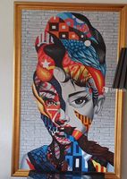 Handgemaltes Gemälde "Audrey" 185x120cm