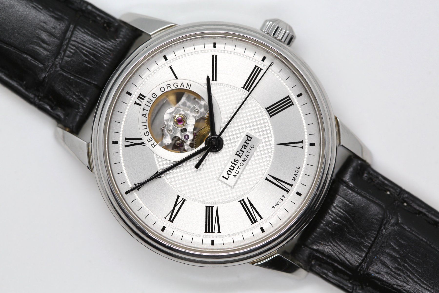 Louis Erard Orologi: Louis Erard Heritage Collection Open Heart Fullset ab 1 Fr! – Usato da Reinach BL venduto da Han-Numismatik 2