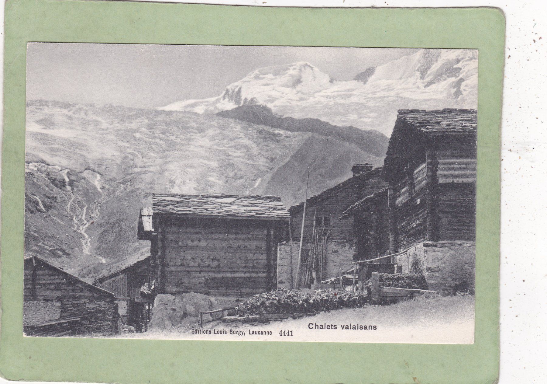Ansichtskarten: Chalets valaisans – Gebraucht aus Herisau von Lisegrat2008