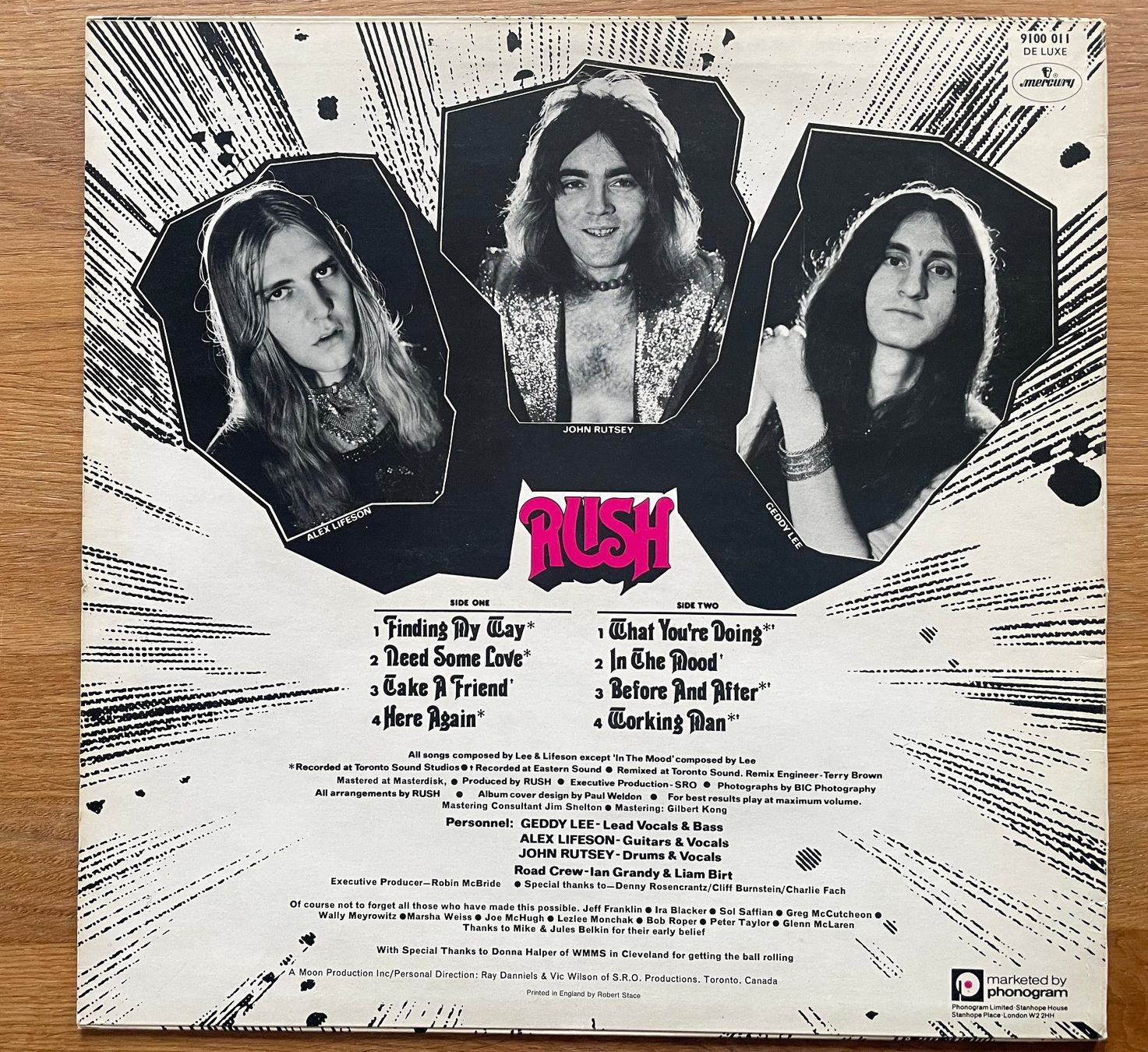 Schallplatten: Rush, Same, UK (Original) – Gebraucht aus Kleinlützel von Vinylspezi 1