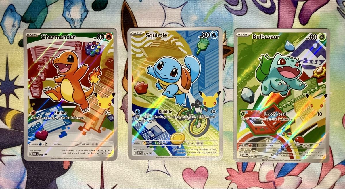 Pokémon Carte collezionabili: Pokémon Charmander, Squirtle, Bulbasaur Promos – Nuovo (secondo la descrizione) da Grabs venduto da Sphaera_Magistralis
