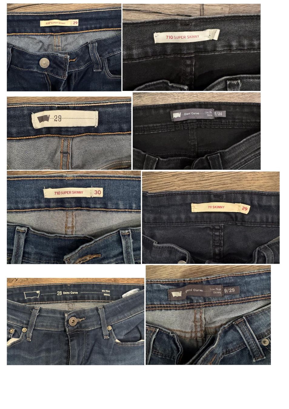 Kleiderpakete: 8 Jeans Levi's – Gebraucht aus Pfeffingen von Twoa 1