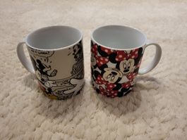 2er Set: Mickey Mouse & Minnie Mouse Tasse, Disney Kult!