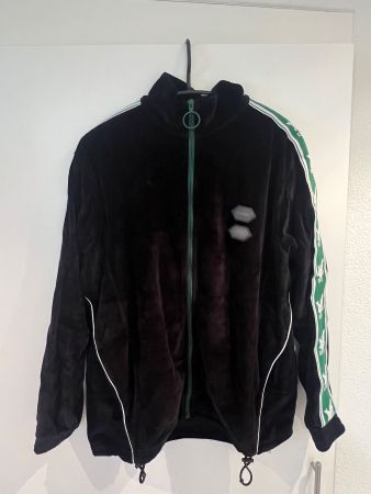 Off White Velour Pullover