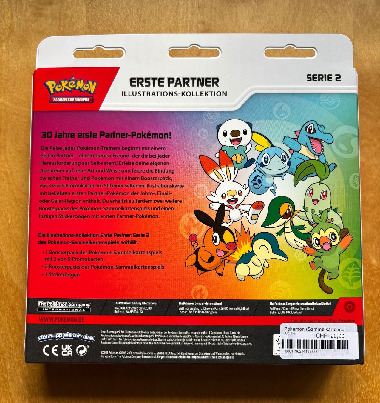 Pokémon Carte collezionabili: Pokemon Erste Partner Serie 2 Box Deutsch – Nuovo e nell'imballaggio originale da Remigen venduto da ale_t7lv 1