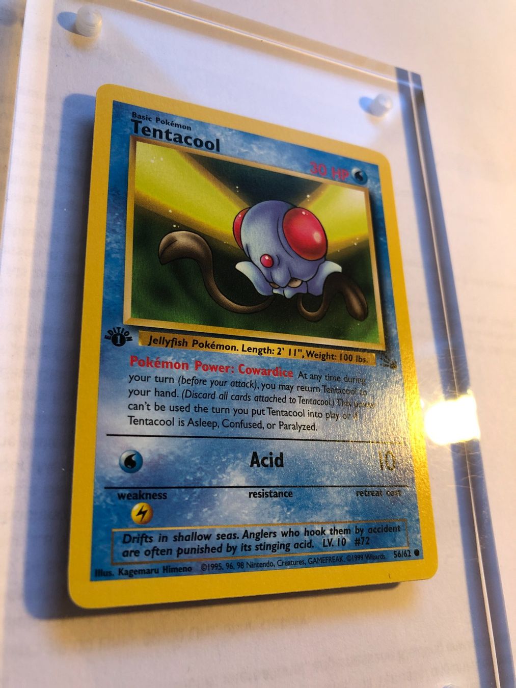 Carte collezionabili: Tentacool 1st Fossil - MINT - ab 1.- – Usato da Giubiasco venduto da dan_pr8b 1