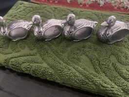 Set of 4 Duck Napkin Rings