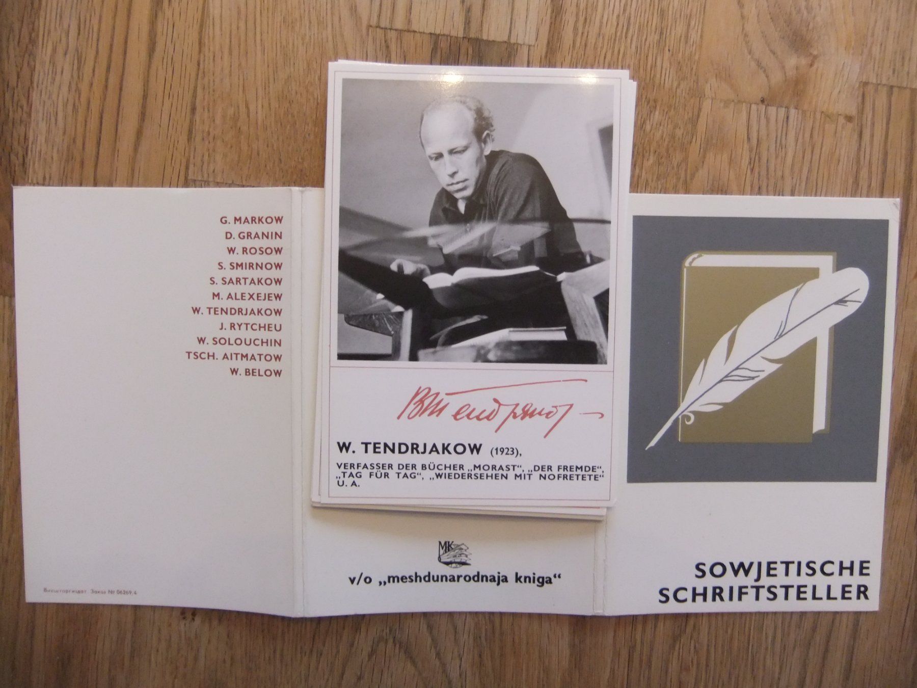 Cartoline postali: 11 Sowjetische Schriftsteller – Usato da St. Niklaus VS venduto da wunschlos54