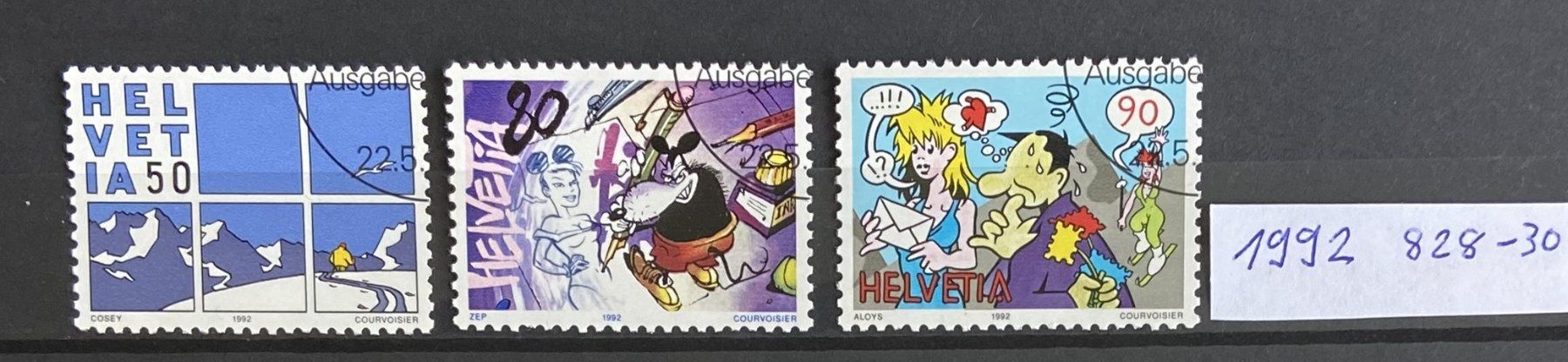 Tutti i francobolli: Lot Schweizer ET Briefmarken Sätze – Usato da Böckten venduto da Hansi36 5