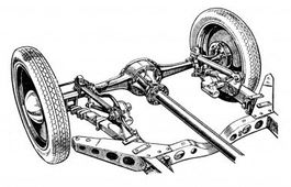 Hinterachse zu Fiat 500 Toppolino