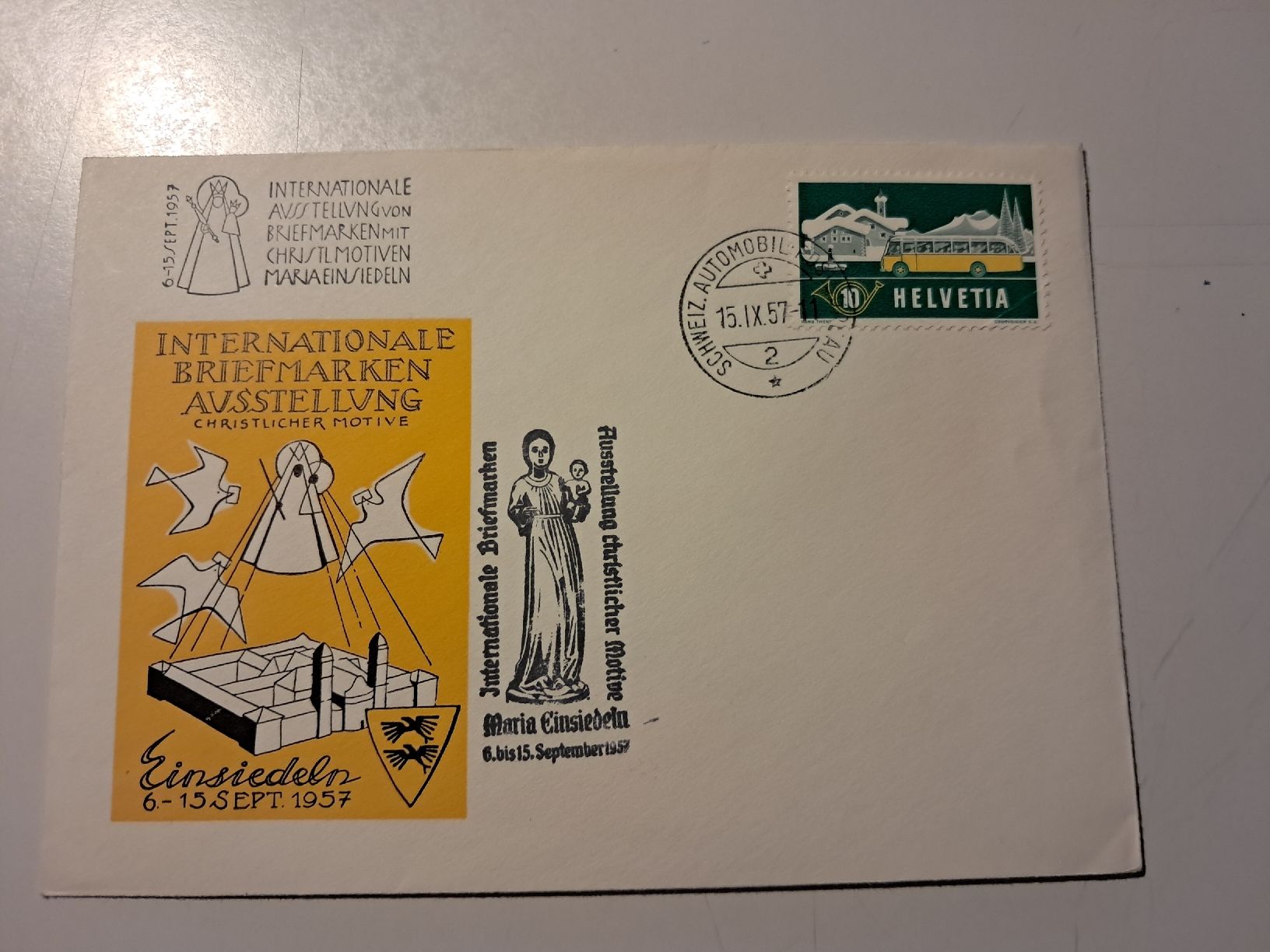 Couverts & Versandtaschen: giornata internazionale del francobollo  – Neu (gemäss Beschreibung) aus Gorduno von ema_7yhp