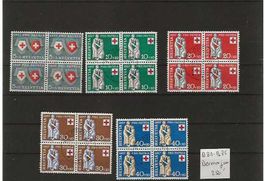 timbre Pro Patria B81-B85 bloc de 4 dernier jour 250.--