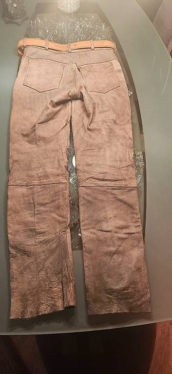 Pantaloni: Schöne dicke Lederhose Braun – Usato da Ittigen venduto da Auderset 1