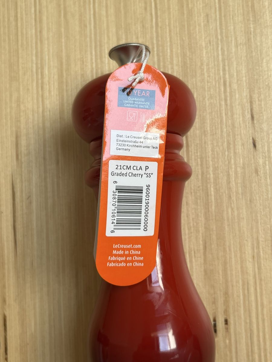 Le Creuset Elettrodomestici da cucina: Le Creuset Pepper Mill Cherry Red – Nuovo e nell'imballaggio originale da Lausanne venduto da firewalk86 3