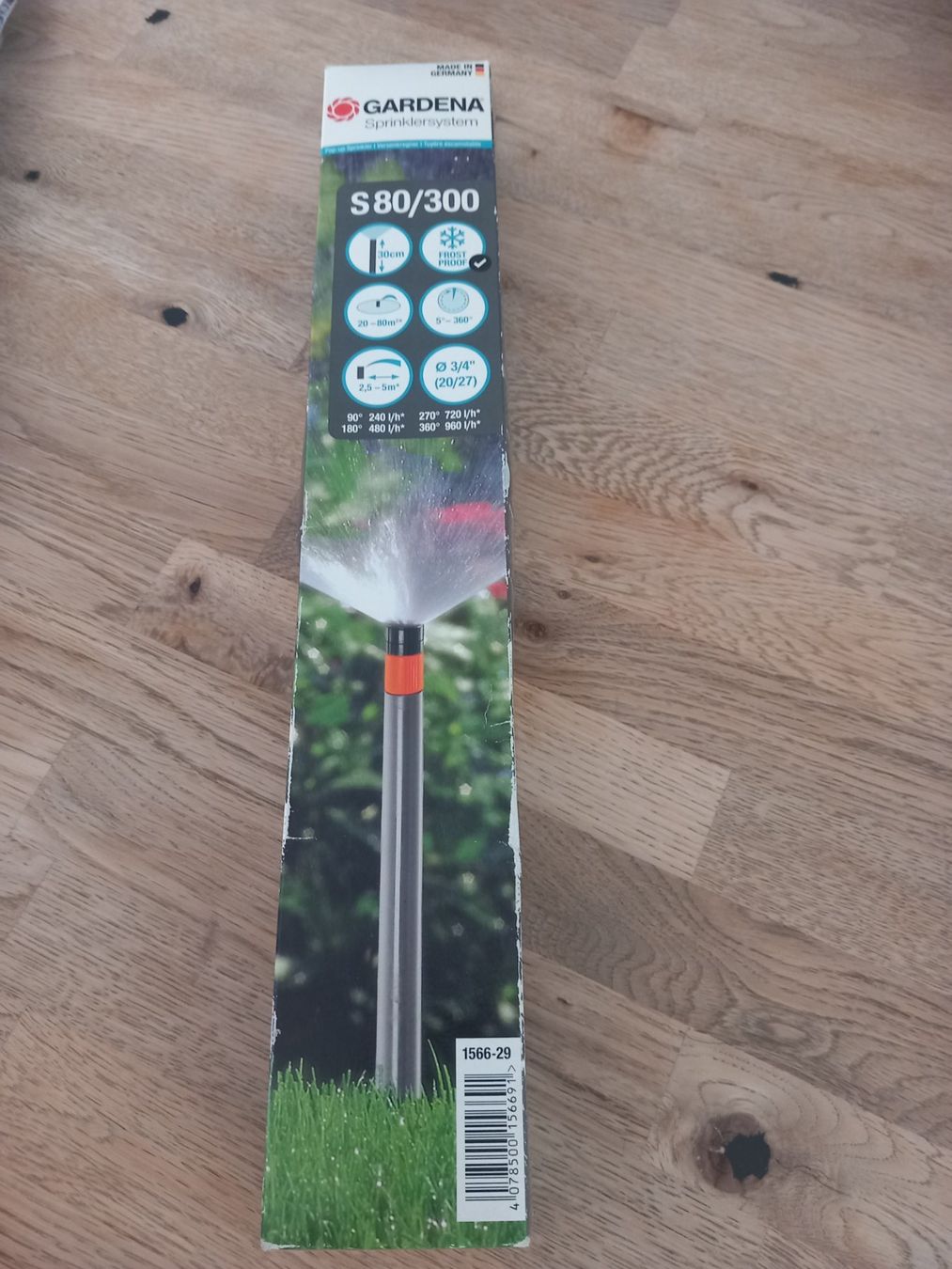 Gardena Tutti gli attrezzi: Gardena Rasensprenger S80/300 – Nuovo e nell'imballaggio originale da Thun venduto da Beas-Allerlei