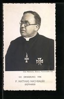 Erzpfarrer P. Matthias Nachbauer mit Eis