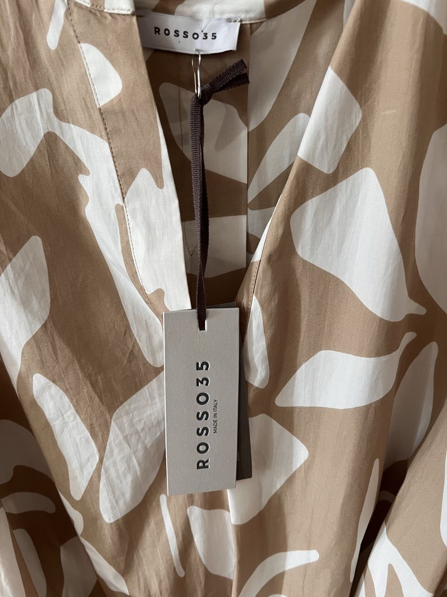 Rosso35 Kleider: Kleid Rosso 35, NEU, Gr. 38, beige weiss – Gebraucht aus Solothurn von Brini06 1