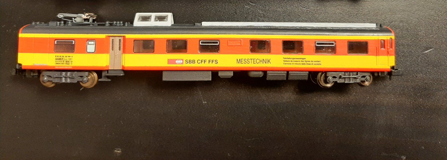 Modellini di ferrovie: Fahrleitungsmesswagen SBB – Usato da Colombier NE venduto da Couscous12