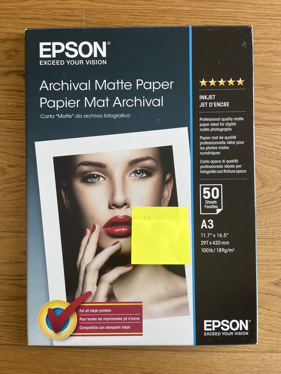 Epson Carta: Epson A3/Super A3 photo papers – Usato da Zug venduto da metebalci 2