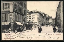 AK Genève, Rue de Coutance, 1902