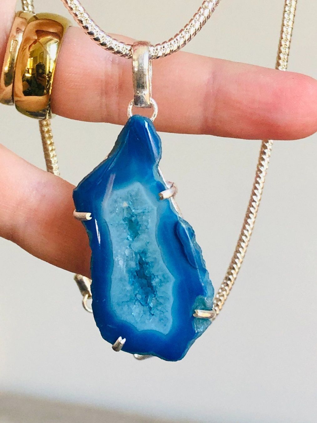 Catenine: Solar Quartz Druzy Ethenic Jewelry – Nuovo e nell'imballaggio originale da Genève venduto da AGBERG 4