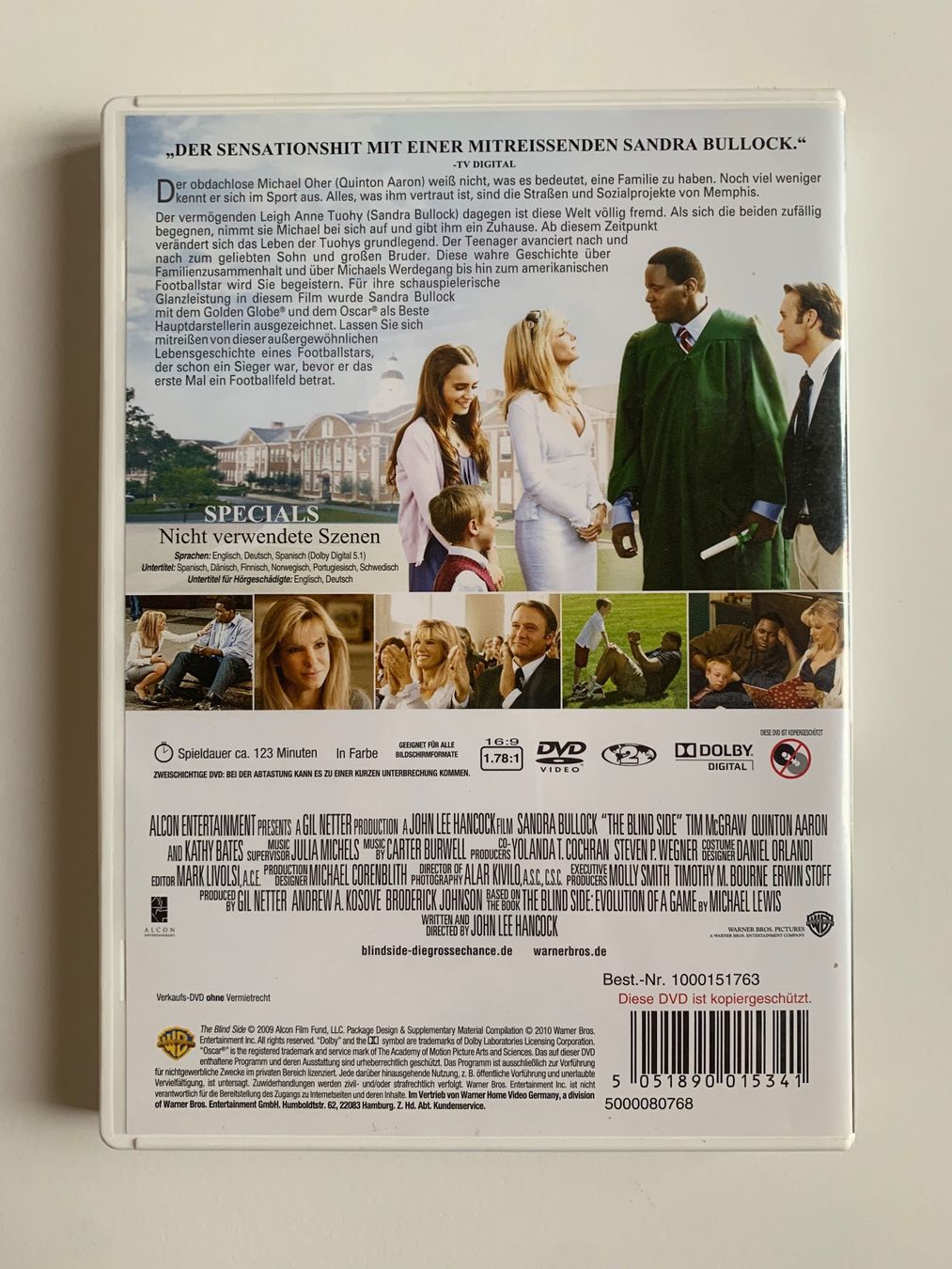 Tutti i DVDs: DVD "Blind Side - die grosse Chance" - mit Sandra Bullock – Usato da Zürich venduto da Leonieonie. 1